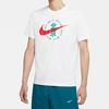 Nike Спортивная футболка Легкие и удобные мужские топы белого цвета CZ3579-100