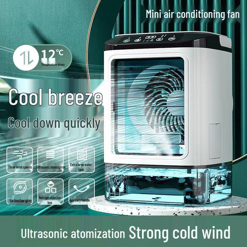 Portable USB Mini Desktop Air Conditioner Fan
