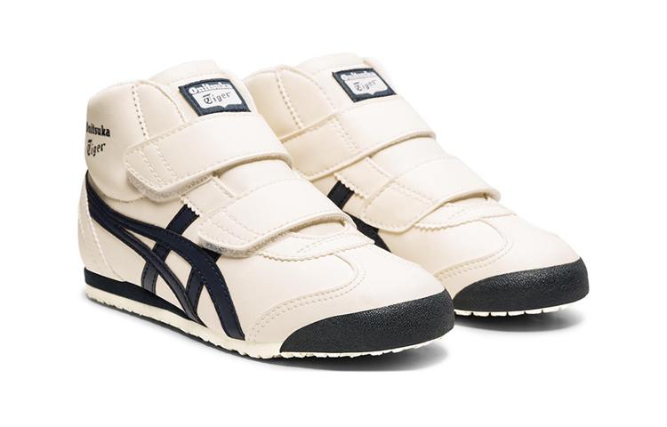 ONITSUKA TIGER MEXICO 66 Устойчивые к истиранию кроссовки средней высоты для детей Стиль жизни Бежевый Дети Возраст 3 7 Лет 1184A002-200