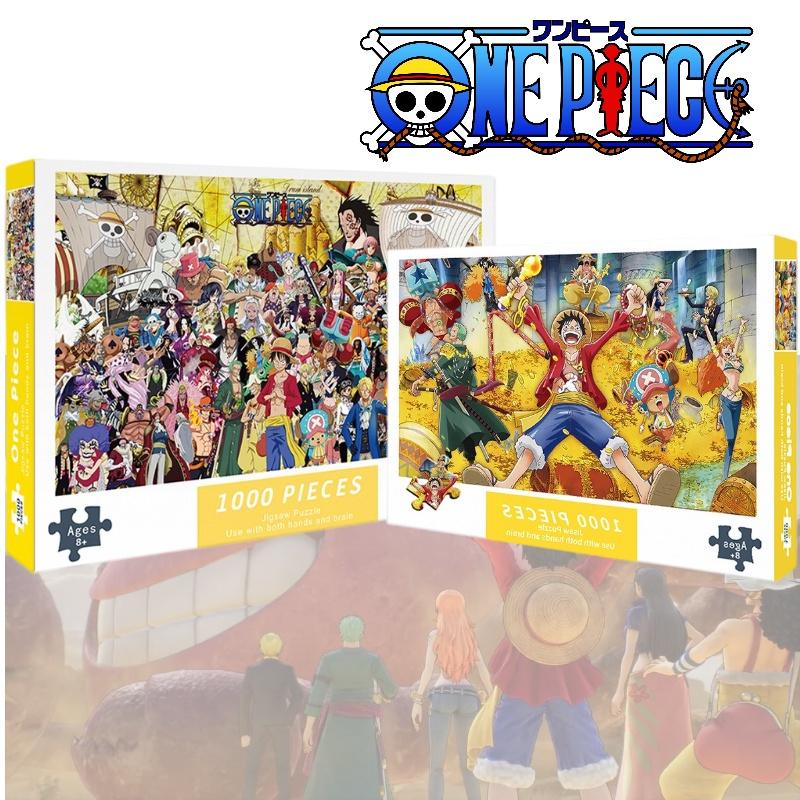 Бумажный пазл из 1000 деталей Коллекция Морской Пират Король, Миниатюрный Мультяшный Плоский Пазл