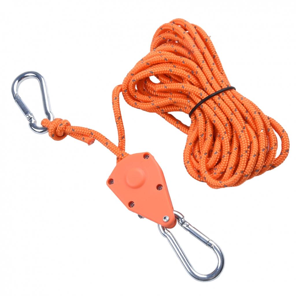 Ratchet Hanger Rope Stainless Steel+nylon Tent Pulley 100g