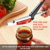 Кухонные аксессуары Захват Открывалка для банок Ручная Нержавеющая сталь Регулируемая Многофункциональная Открывалка для крышек банок