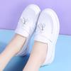 Туфли для медсестер женские весенние мягкие дышащие туфли на плоской подошве белые медицинские туфли универсальные женские туфли маленькие белые туфли