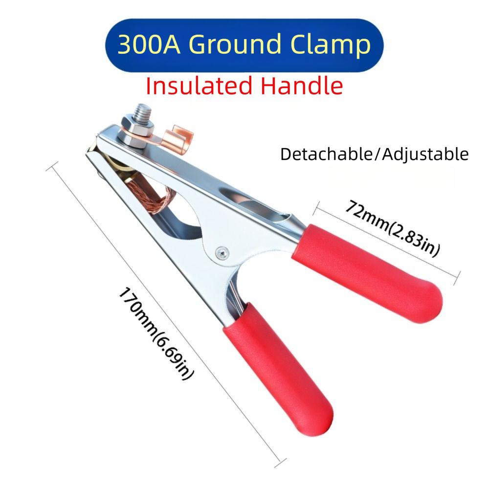 Heavy Duty Welding Grounding Clamp Manual Welder Grounding Connector Earth Ground Clip TIG Welder