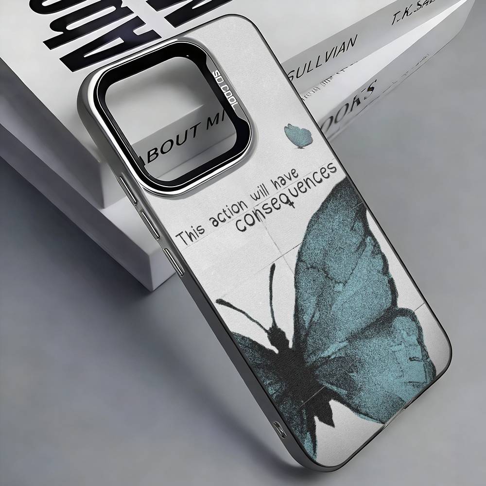 L-Life Is Strange Blue-Игровой Чехол Для Телефона Для iPhone 17,16,15,14,13,12,11 Plus,Pro Max,Цветной Серебристый Чехол Для Телефона