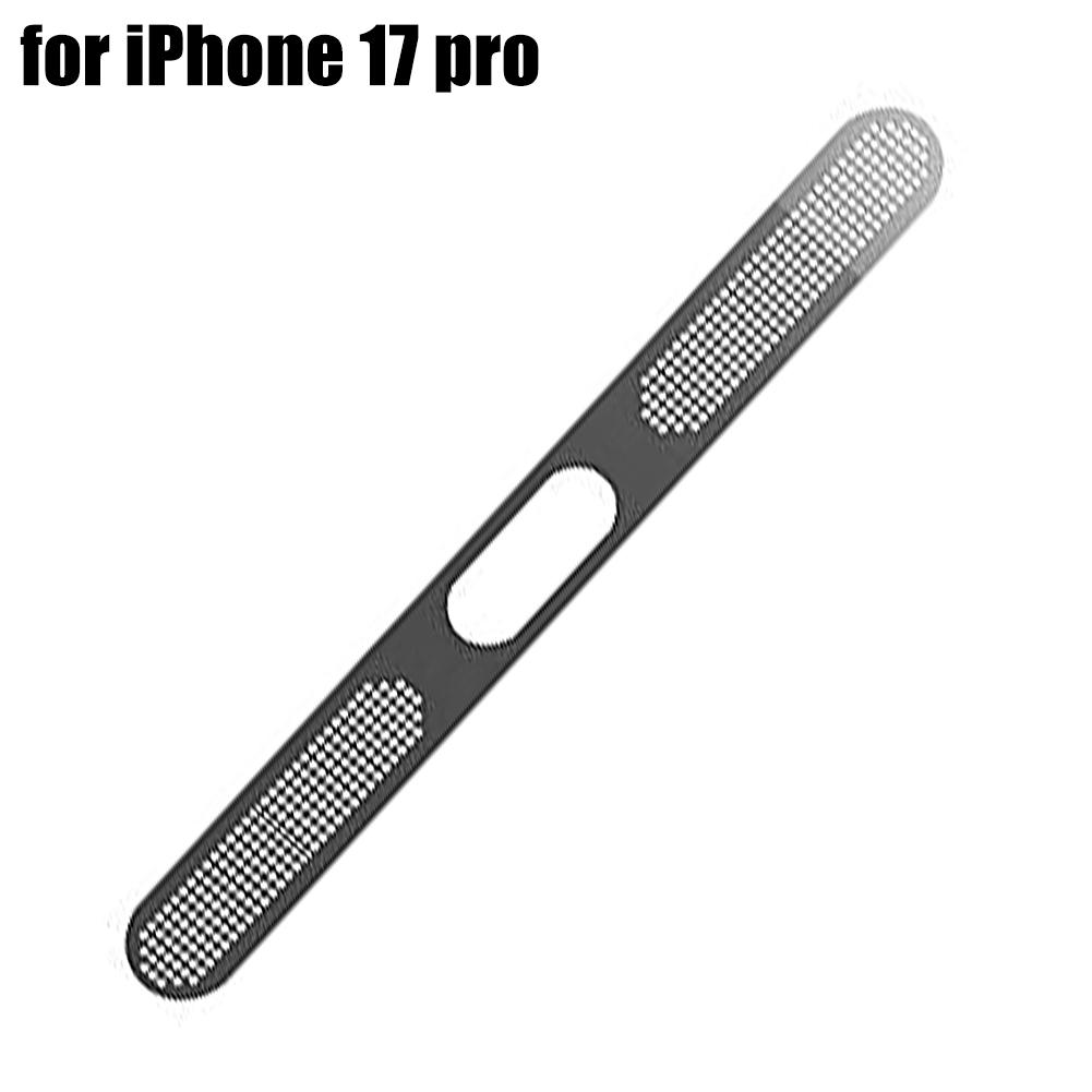 1Pcs Metal Dustproof Net Sticker For iPhone 17 Air 17 Pro Max Easy Install Earpiece Speaker Hole Anti-dust Mesh Protection Cap