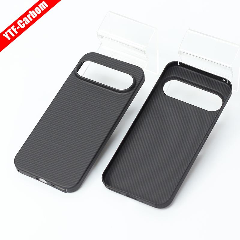YTF-Carbon Carbon fiber case for Google Pixel 9 Pro XL Anti-fall Aramid Fiber case  Design Pixel 9 cover Thin and light Magnetic