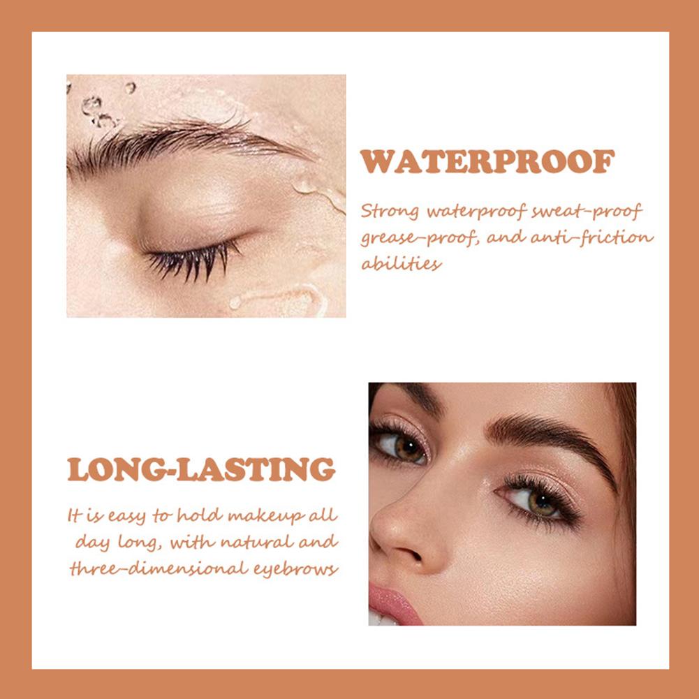 Eyebrow gel transparent wax for styling fixing long-lasting with brush