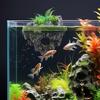 Подвесная Островная Аквариумная Декорация Креативный Плавучий Камень Симуляция Растений Пещеры Поделки Украшения Аксессуары для Аквариума&