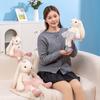 Girls Heart Pink Skirt Long-eared Rabbit Doll Plush Toy Small White Rabbit Doll Children Accompany Soothing Doll