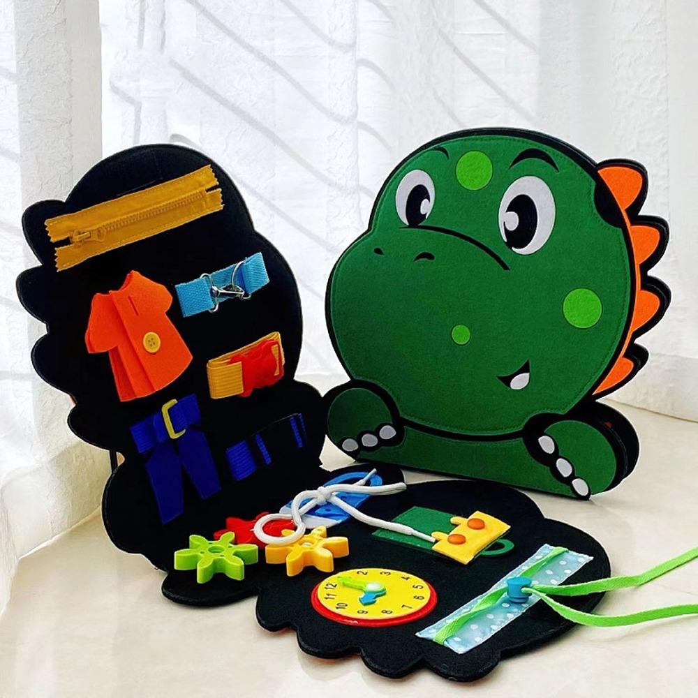 Dressing Board Busy Board Felt Material Sensory Toy Fine Motor Skills Toy  Children Education
