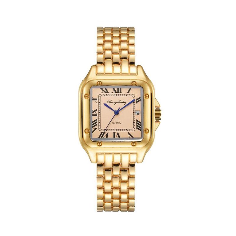 UTHAI Женские часы Легкий люксовый бренд Ремешок из нержавеющей стали Парные часы Женские модные кварцевые часы Деловые мужские часы