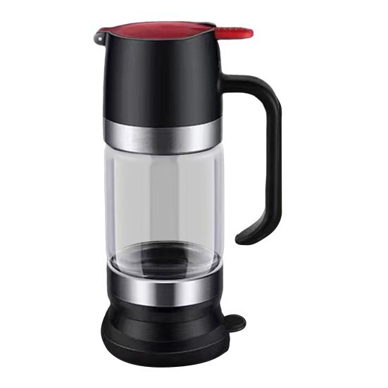 Стеклянная бутылка для медового сиропа, пищевая, без BPA, герметичная стеклянная банка для меда, бутылка для хранения сиропа с ручкой