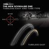 Schwalbe One Tubeless Easy Type 700x25C Black [Оригинальный продукт] [Шоссейная шина/Универсальная]