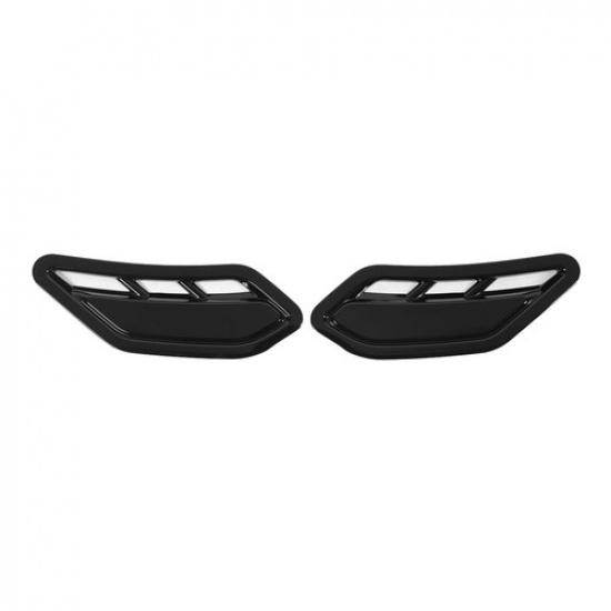 Глянцево-черная боковая накладка воздухозаборника на крыло для Subaru Forester SL 25+