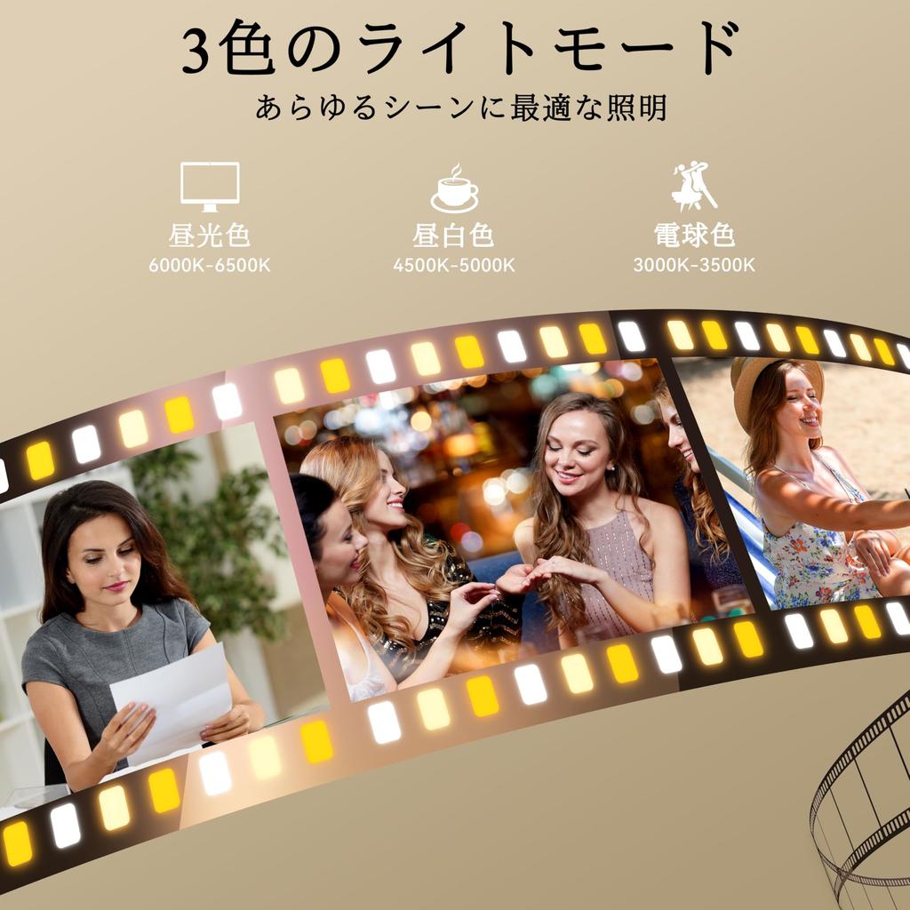 Auxmir Зеркало настольное увеличительное для актрисы с 68 тремя 2000 мАч Высокое касание Регулируемое Хранение USB Белое зеркало, Светодиоды, 5/10-кратное увеличение, Цвета,