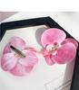 Hot Selling French Style Elegant Orchid Fabric Hair Clip Girls Colorful Floral Hair Clamp Accessory