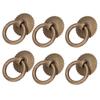10Pcs Drawer Handles Premium Brass Durable Rustproof Vintage Style Antique Drawer Pulls