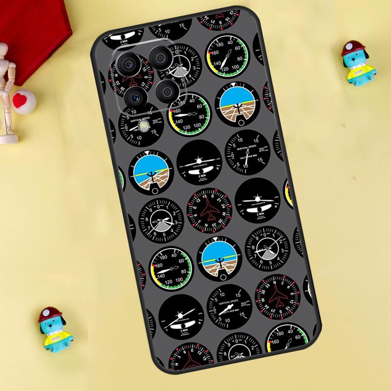 Flight Instruments Cockpit Case For Samsung Galaxy M13 M33 M53 M14 M12 M15 M06 M16 M36 M56 M31 M32 M52 M35 M55 M34 M54