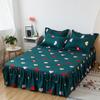 3 шт./лот покрывало платье комплект хлопковое постельное белье размер King/Queen домашнее нескользящее покрывало плоская простыня 1.5/1.8/2M кровать мягкое постельное белье