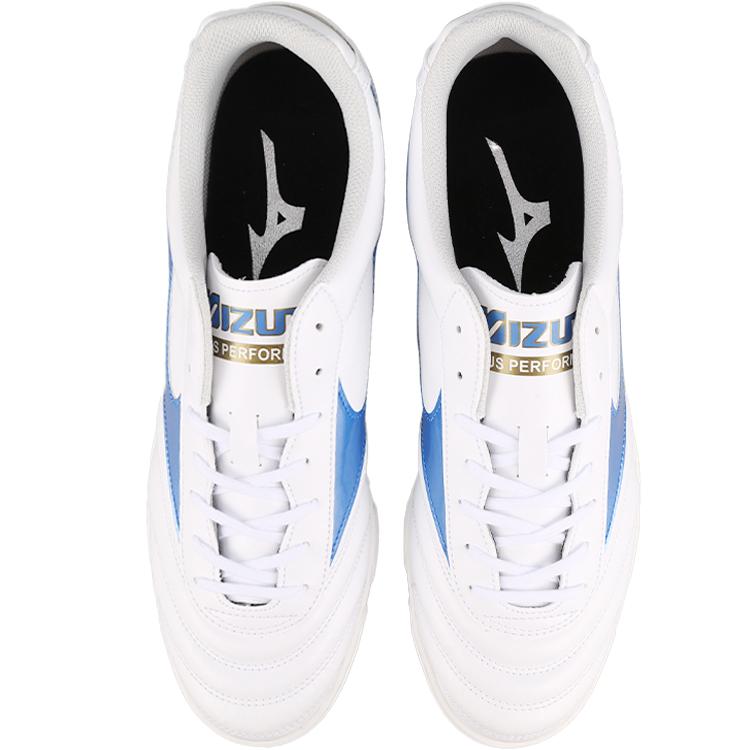 Mizuno Удобные Модные Универсальные Нескользящие Футбольные Бутсы Мужские кроссовки Бело-синие P1GD241625