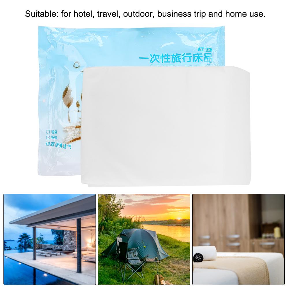 3 шт. 180 x 220 см Одноразовый пододеяльник Покрывало Портативный Для улицы Отель Постельное белье