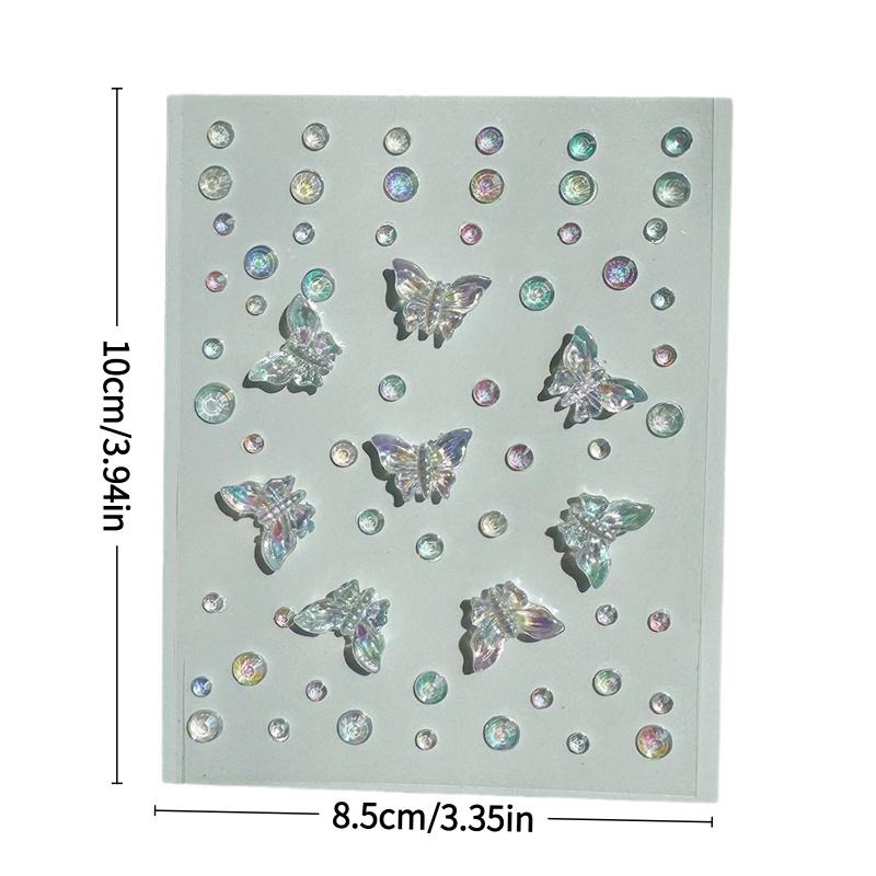 Rhinestones Temporary Diamond Gems Sticker Crystal Tattoo Adhesive Festival Party Eyes Face Body Makeup Nail Art Decor Sticker