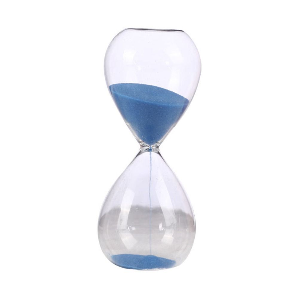 15/30 Minutes Glass Time Hourglass Timer Transparent Crafts Decoration Nordic Glass Droplet Gift