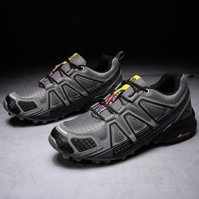 Men's High Quality Anti-Slip Wear Resistant Large Size Men's Outdoor Waterproof Hiking Shoes