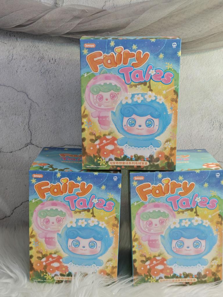 Оригинальная серия сказок Q.Kid Виниловая плюшевая игрушка-сюрприз Милая кукла Модель Декоративный подвеска Коллекционная игрушка Таинственная коробка Подарок ребенку