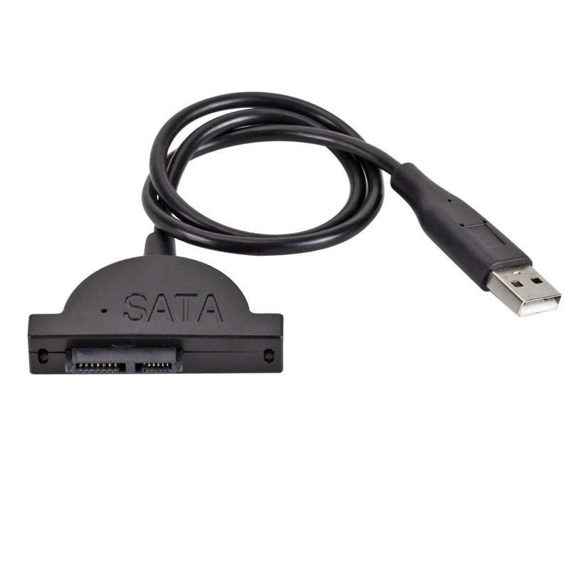 Кабель-переходник Sata в USB-адаптер 13p для оптического привода ноутбука Odd Cd DVD