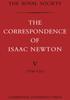 Книга The Correspondence of Isaac Newton : Volume 5