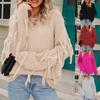 Autumn And Winter Large Size Pullover Women's Knitted Sweater With Tassels Women's Loose Sweater