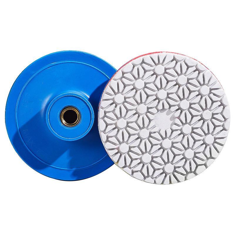 {NN72} 4 Step Diamond Polishing Pads Wear Resistant Fast Polishing For Stone Tile Grinding Surface Renovation