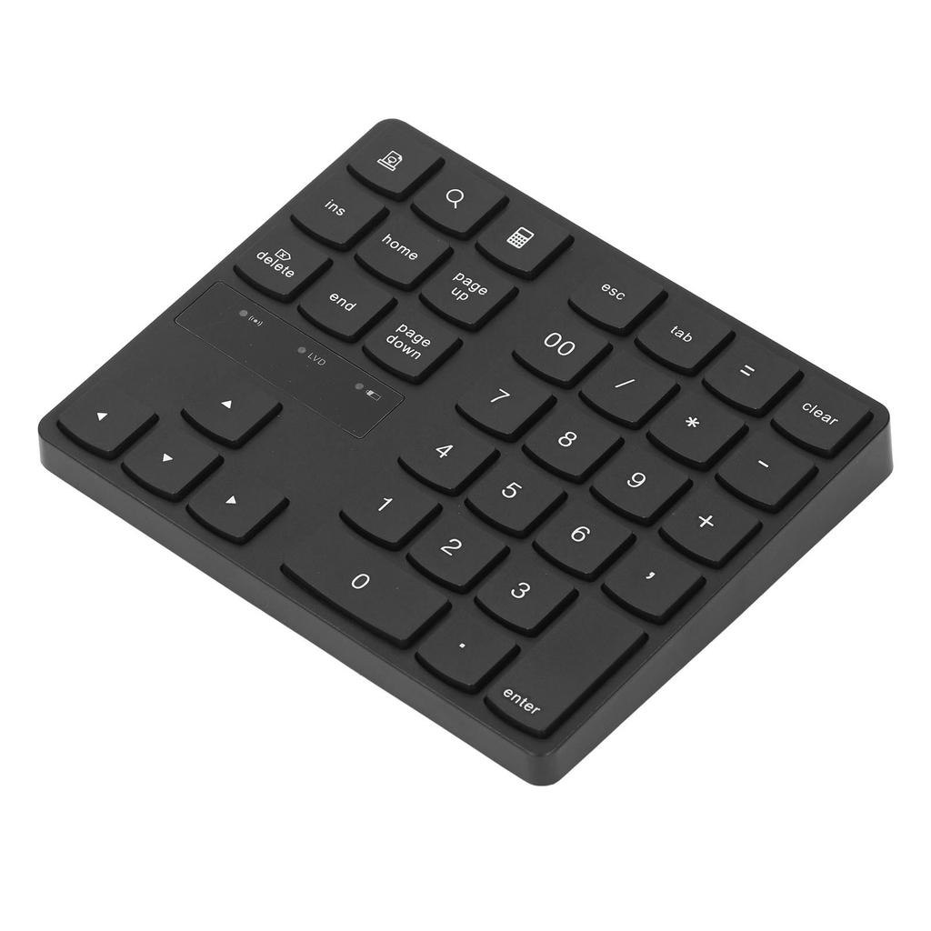 Беспроводная цифровая клавиатура с 35 клавишами 2,4 ГГц, цифровая клавиатура, бесшумная, перезаряжаемая, для ноутбука, для дома