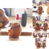 Charming Miniature Capybara Plush Toy Keychain 14cm Perfect For Holiday Cheer