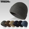 Men's Hat Autumn and Winter Solid Color Hat Knitted Pullover Hat Warm Ear Protection Cold Hat Korean Version Street Dance Hat