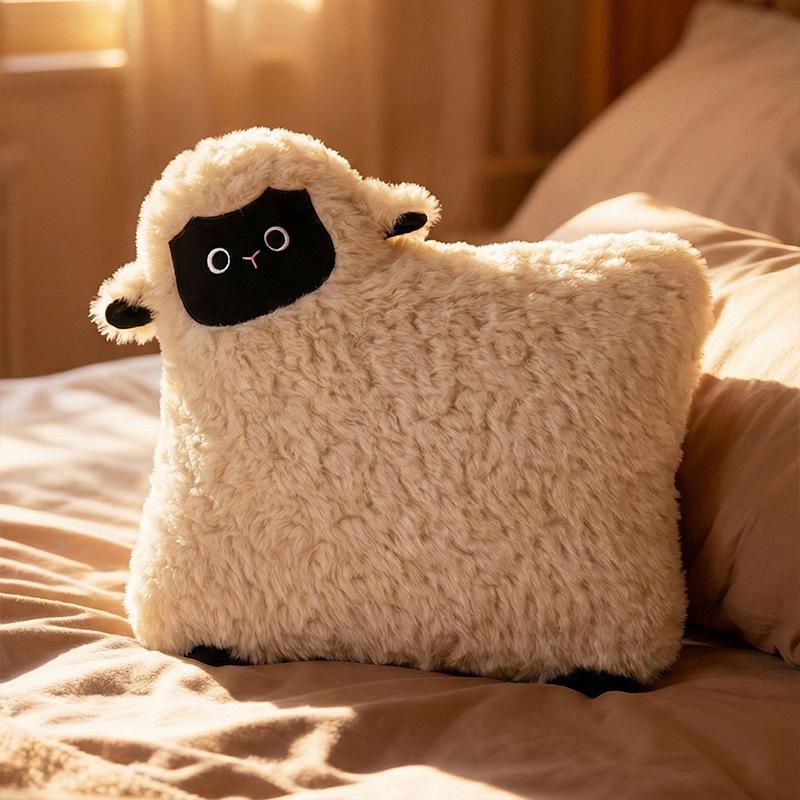 Милая подушка-овечка: Подушка для поясницы и для дневного сна в офисе на диван