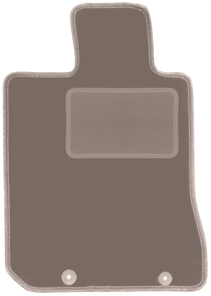 Beige driver's mat for: Honda Legend IV sedan (2004-2012)