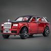 1:24 Rolls-Royce Spectre Cullinan Masory Car Model Toy Sound Light Shock Absorption Vehicle Models Desktop Ornaments Gift