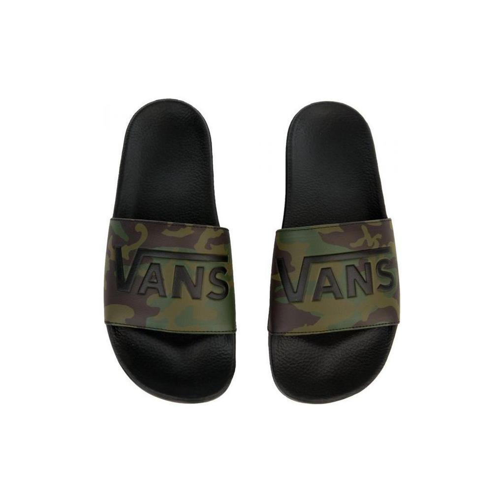 Vans Минималистичные повседневные шлепанцы-слипоны с камуфляжным принтом VN0A45JEVFY