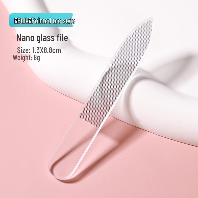 Nano Glass Nail File for Transparent Nail Art and Shaping