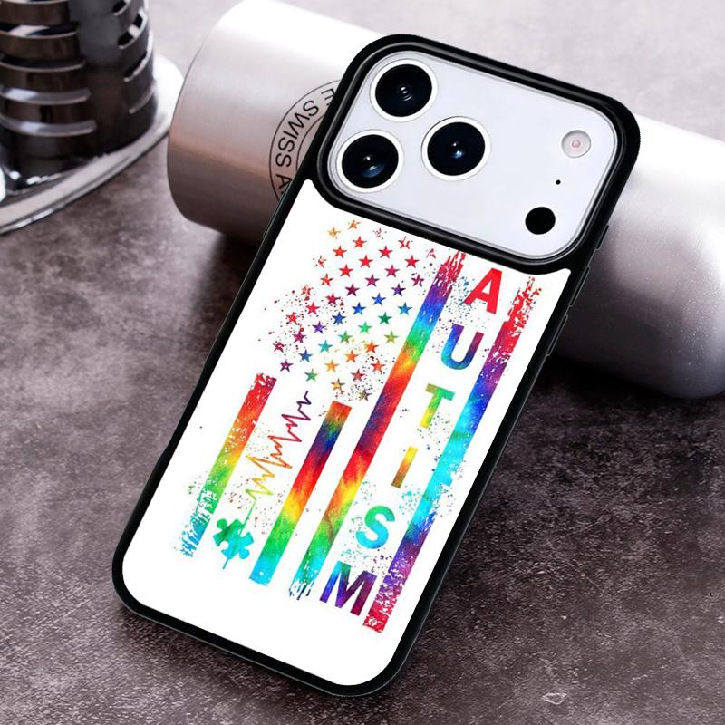 Autism Phone Case For iPhone 17 16 15 14 13 12 11 Pro Max Plus 17Air Soft Silicone Cover