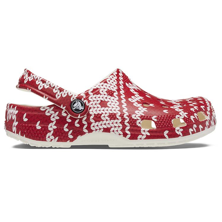 Crocs Классические клоги Праздничный свитер Женский 209237-90H