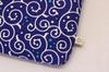 Кёсукэ Дот Арабеск Штамповочный Книжный Чехол Темно-синий L-образный