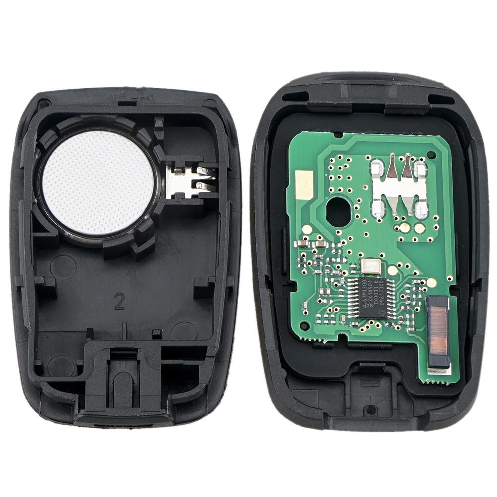 433 МГц 2 кнопки автомобильный дистанционный ключ с лезвием HU179, пригодный для Renault Symbol Trafic Dacia Duster Logan