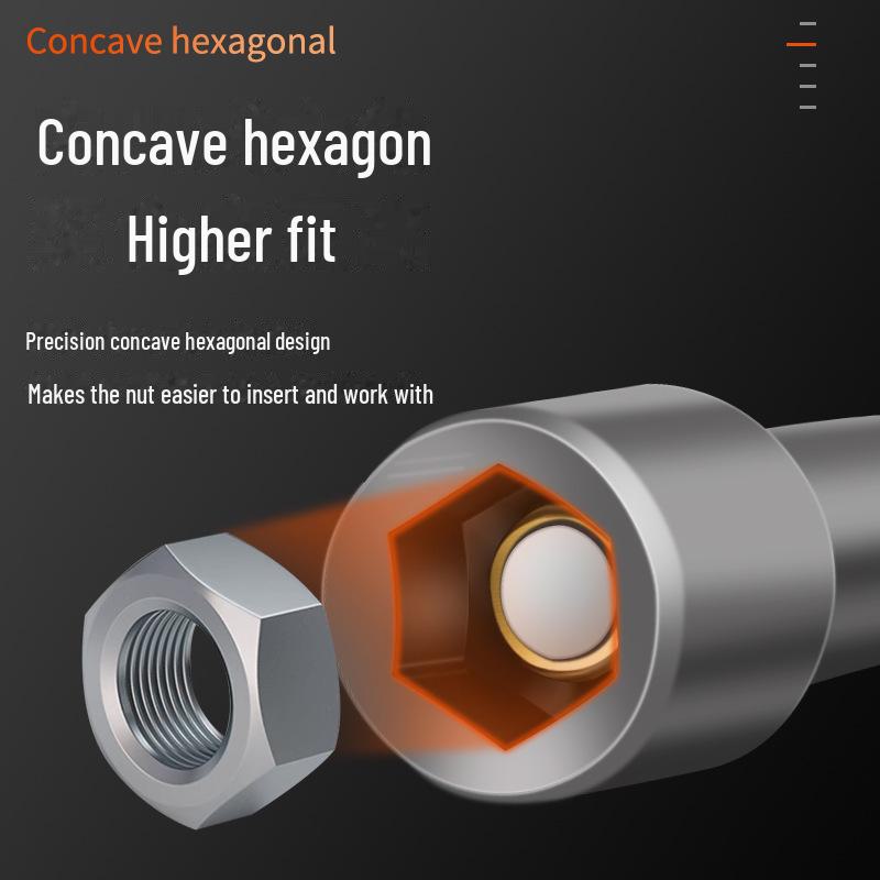 Набор инструментов: магнитная дрель с шестигранной головкой 8 мм и гаечный ключ