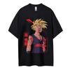Летняя футболка с коротким рукавом 2026 Периферийная печать Dragon Ball Готен Классическая анимация Мужская и женская трендовая футболка