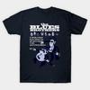 Мужская черная футболка с принтом The Blues Brothers Печать на трансферной бумаге без вырезания Хлопковая футболка