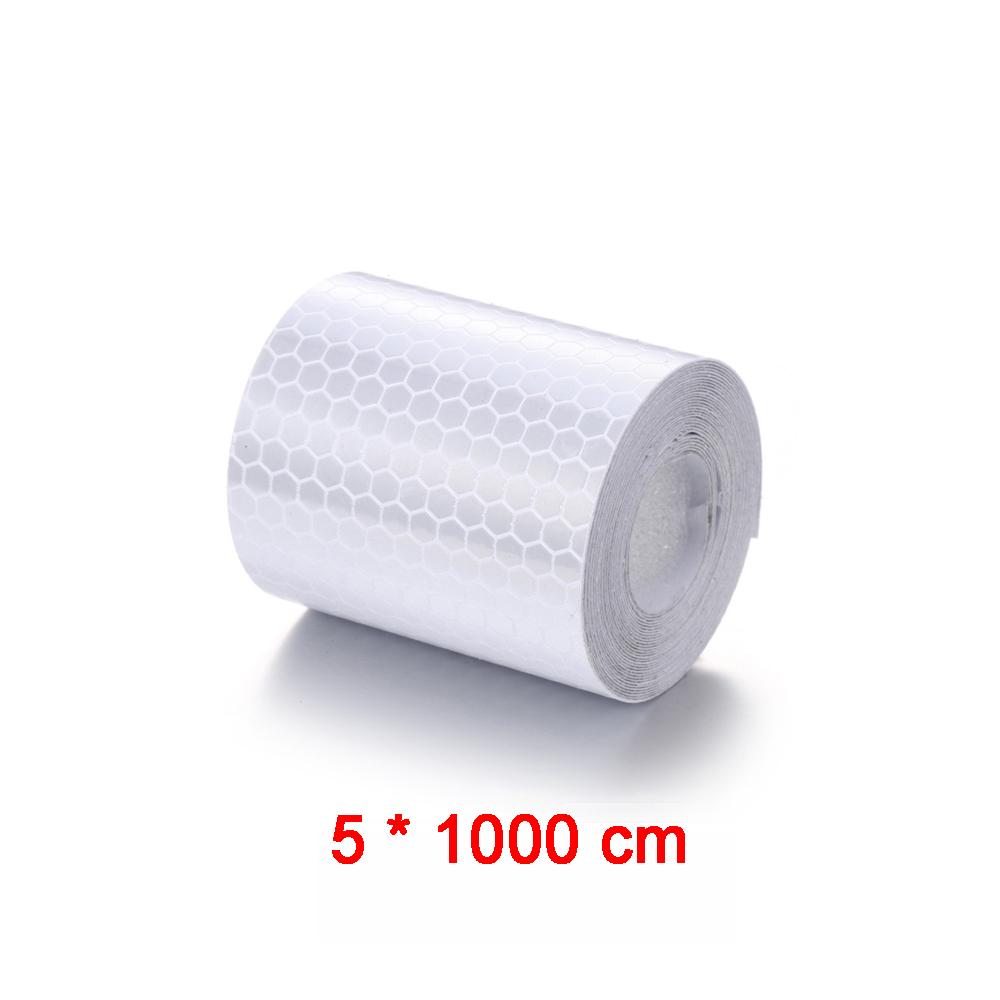 5cm 1/3/5/10M/20M 1PC Warning Light Reflector Protective Sticker Reflective Film Car Reflective Safety Strip Stickers